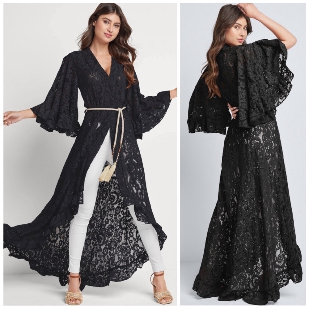 🦋VENUS Black Lace Tunic Top🦋
